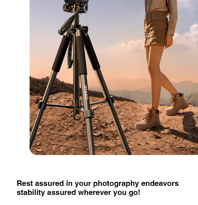 chube Tripod chuyên nghiệp máy ảnh, điện thoại Rtako VT-860S 1.7M