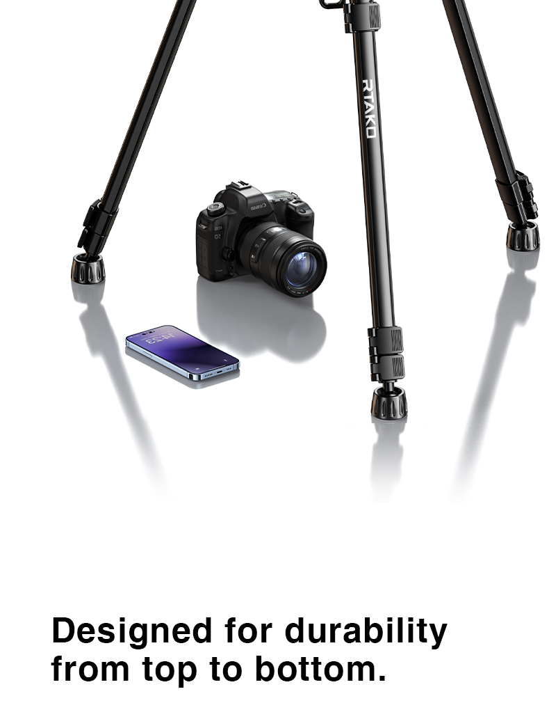 chube Tripod chuyên nghiệp máy ảnh, điện thoại Rtako VT-860S 1.7M