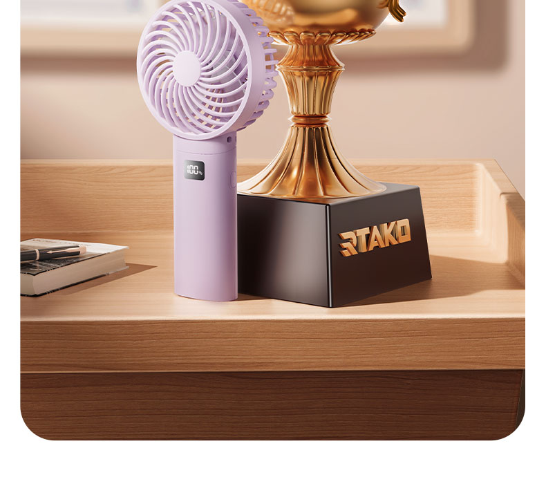 chube Quạt mini Rtako Y20 cầm tay gấp gọn pin 36h