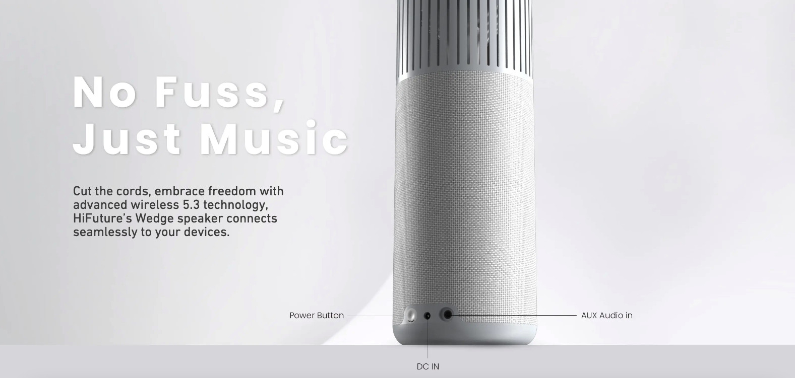 chube Loa Bluetooth 40W HiFuture Wedge tích hợp đèn ngủ