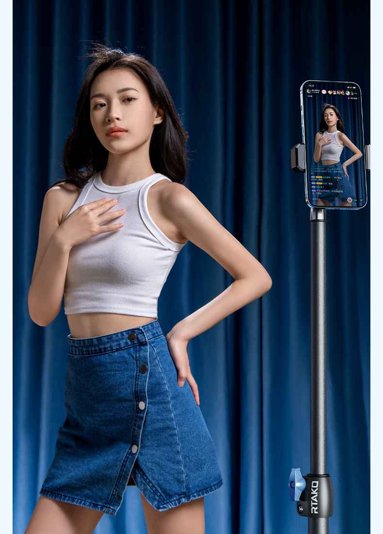 chube Tripod cho điện thoại Rtako ZJ-ZB01/ZB03 (55cm/2.1m)