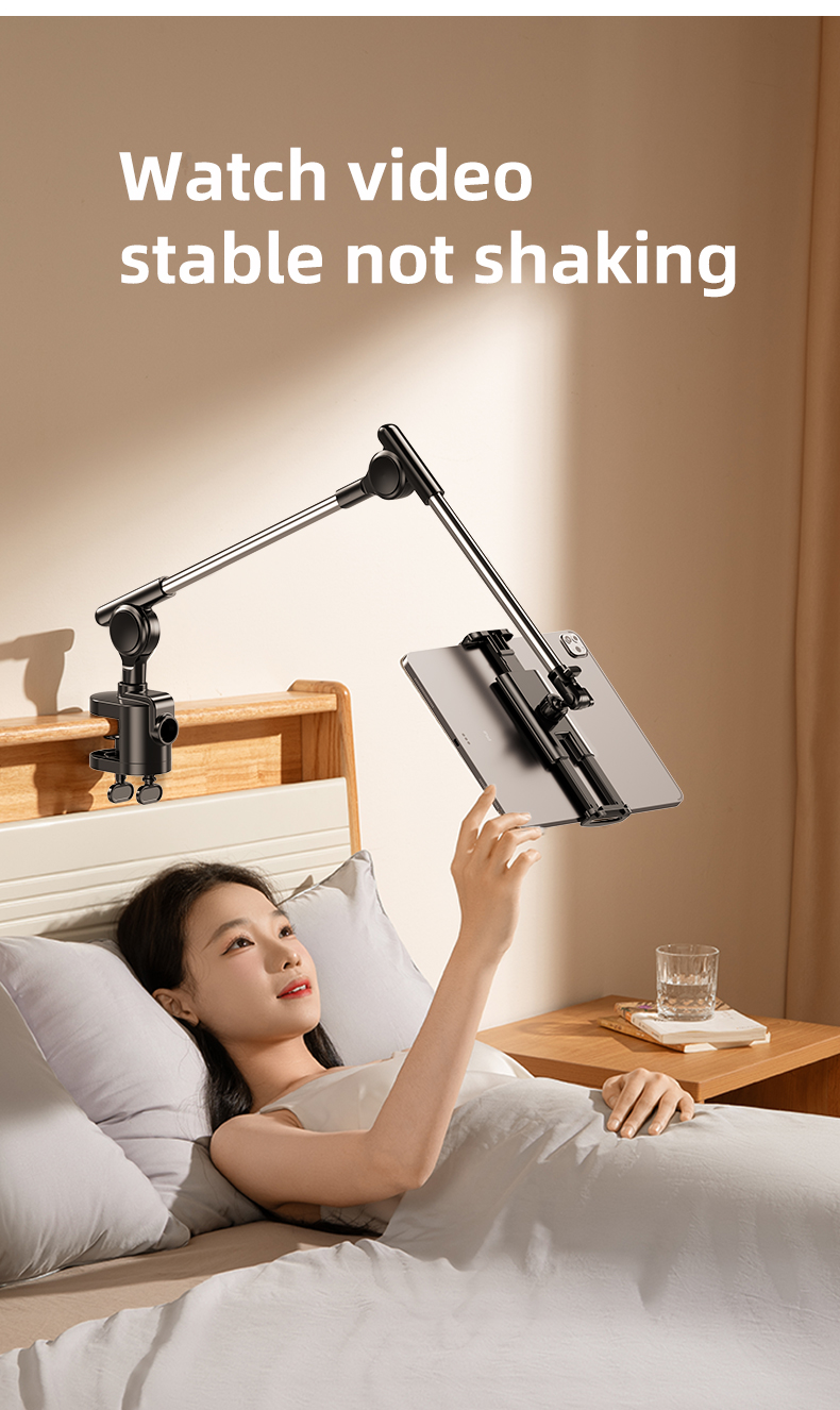 chube Giá đỡ điện thoại, iPad Rtako ZM-050 - Kẹp bàn xoay 360