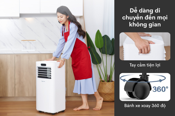 Máy điều hòa di động thông minh Fujihome PAC09 – Máy điều hòa di động thông minh Fujihome PAC09 – ảnh 2