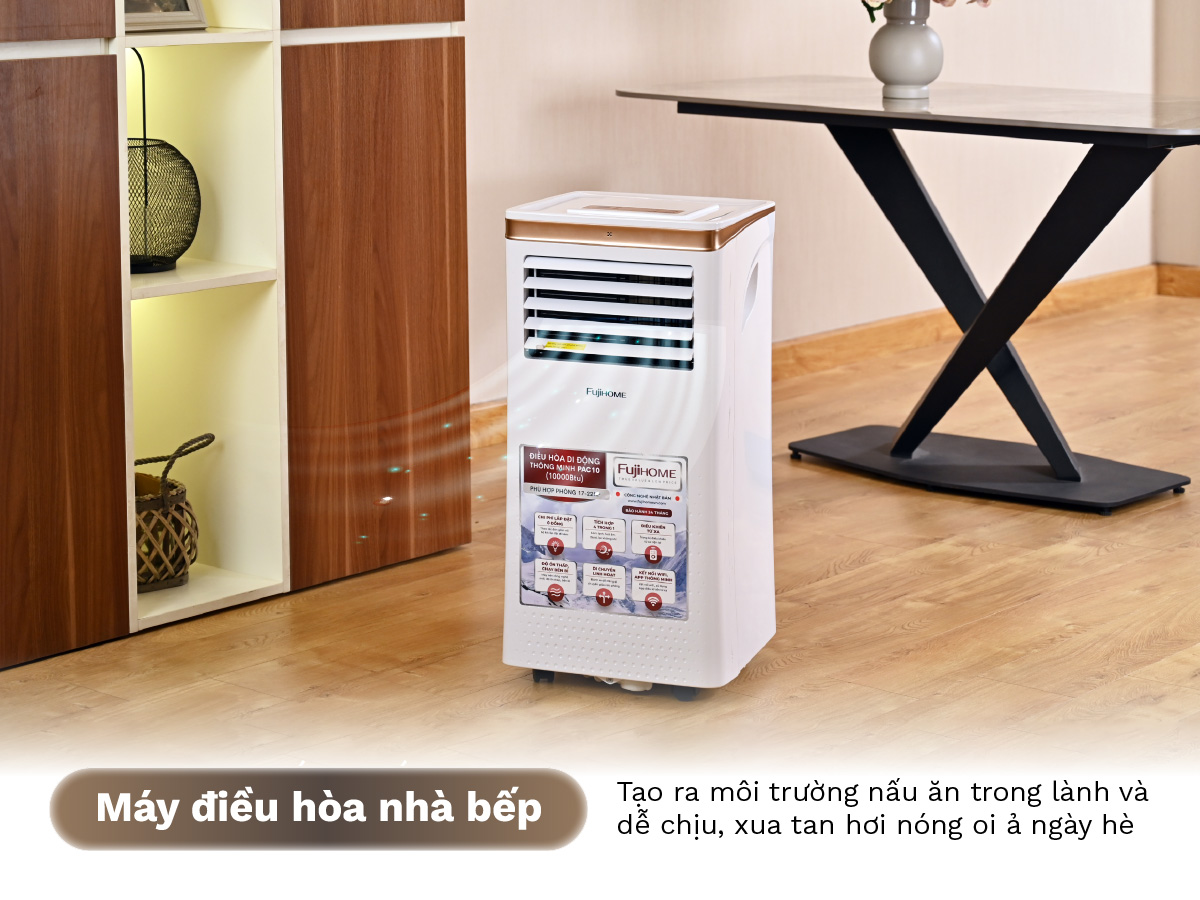 Máy điều hòa di động thông minh Fujihome PAC10 – Máy điều hòa di động thông minh Fujihome PAC10 – ảnh 8