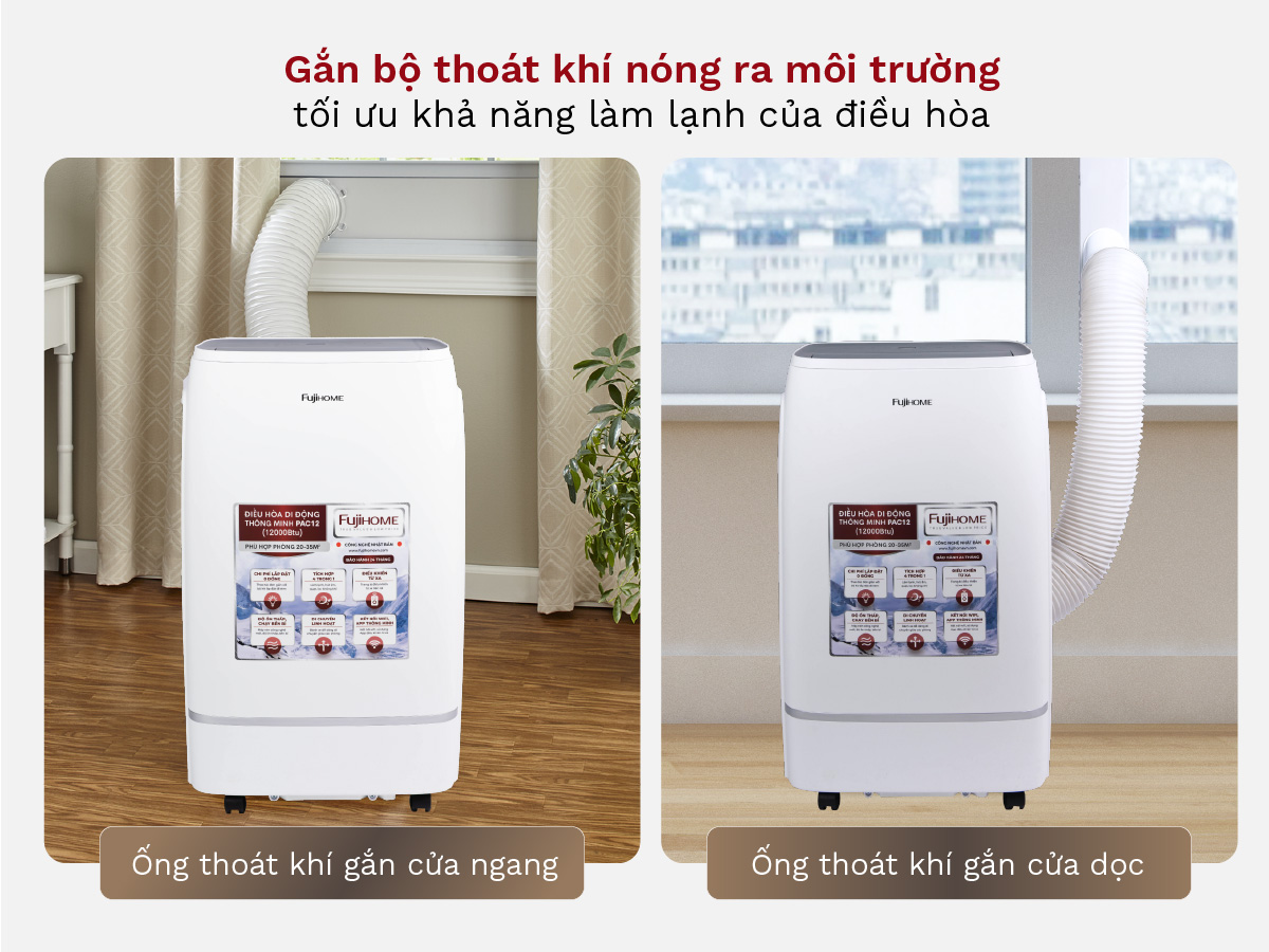 Máy điều hòa di động thông minh Fujihome PAC12 – Máy điều hòa di động thông minh Fujihome PAC12 – ảnh 13