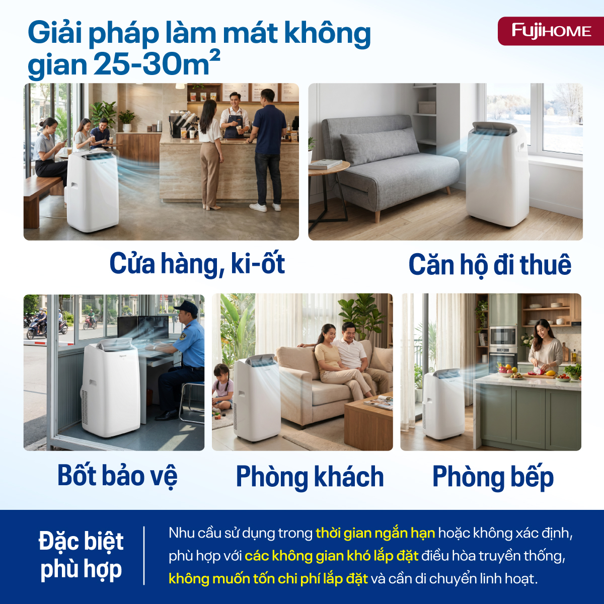 Điều hòa di động Fujihome PAC12PRO – Điều hòa di động Fujihome PAC12PRO INVERTER Linh hoạt, làm lạnh nhanh – ảnh 13