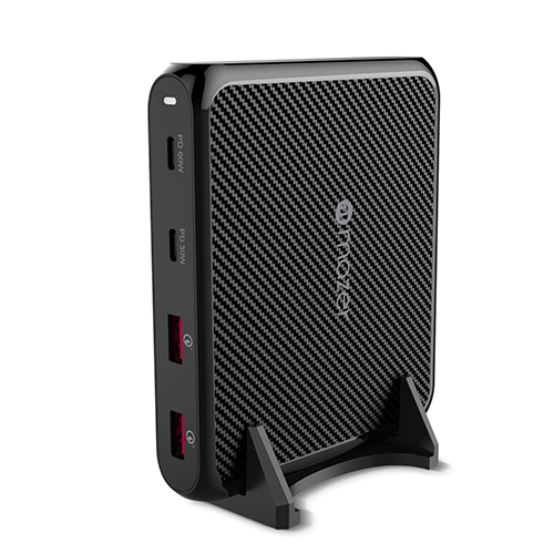 Cổng Chuyển Đổi MAZER USB-Qc3.0 X 2 + USB-C X 2 - Sạc tốc độ cao