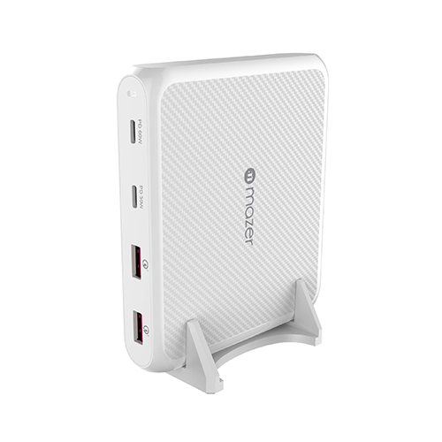 Cổng Chuyển Đổi MAZER USB-Qc3.0 X 2 + USB-C X 2 - Thiết kế nhỏ gọn, tiện lợi