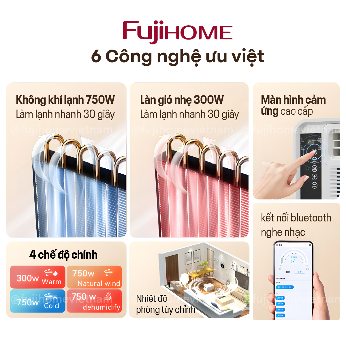 Máy điều hòa mini di động thông minh Fujihome PAC03 – Máy điều hòa mini di động thông minh Fujihome PAC03 – ảnh 2
