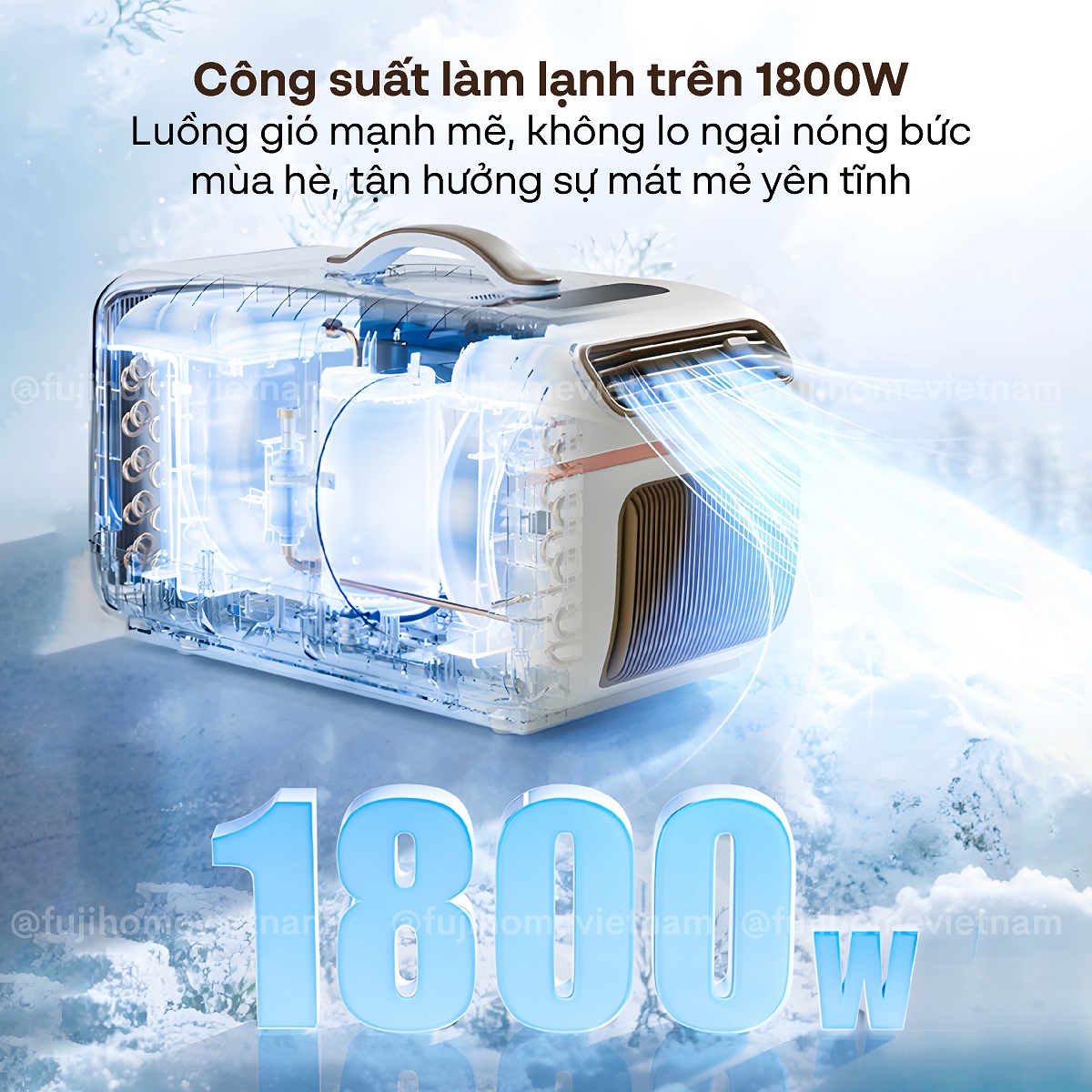Máy điều hòa mini di động thông minh Fujihome PAC05 – Máy điều hòa mini di động thông minh Fujihome PAC05 – ảnh 3