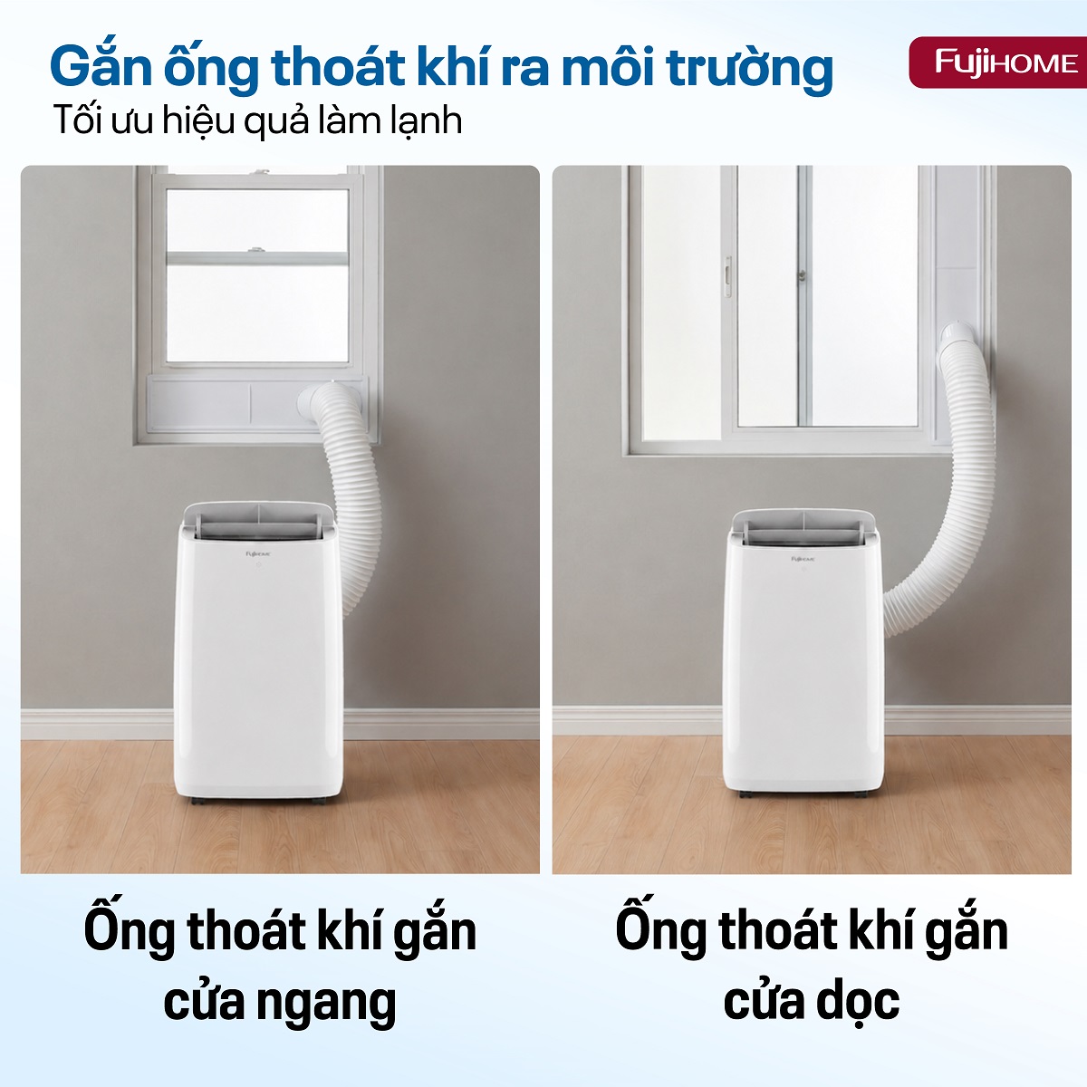Điều hòa di động Fujihome PAC12N – Điều hòa di động thế hệ mới, điều khiển thông minh - cửa gió lớn Fujihome PAC12N – ảnh 14