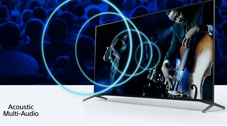 Tivi LED Sony KD-65X95J - Âm thanh phát ra từ màn hình kết hợp hoàn hảo cùng hành động qua công nghệ Acoustics Multi-Audio Tivi LED Sony KD-65X95J - Âm thanh phát ra từ màn hình kết hợp hoàn hảo cùng hành động qua công nghệ Acoustics Multi-Audio