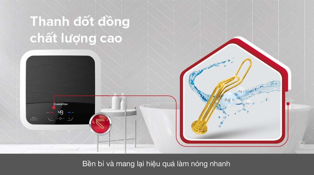 Máy nước nóng gián tiếp 15 lít Ariston AN2 15 LUX-D AG+ - Tiện ích Máy nước nóng gián tiếp 15 lít Ariston AN2 15 LUX-D AG+ - Tiện ích