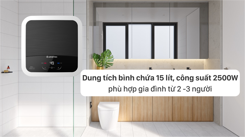 Máy nước nóng gián tiếp 15 lít Ariston AN2 15 LUX-D AG+ - Đặc điểm làm nóng Máy nước nóng gián tiếp 15 lít Ariston AN2 15 LUX-D AG+ - Đặc điểm làm nóng