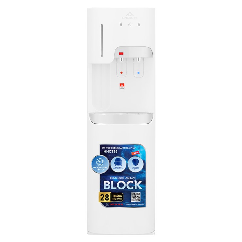 Cây nước nóng lạnh hút bình Hòa Phát HHC386 - 2 vòi nước nóng, lạnh tiện dụng
