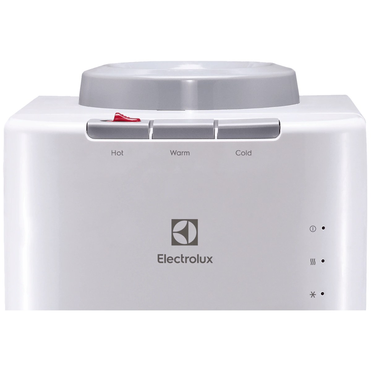 Cây nước nóng lạnh úp bình Electrolux có ngăn lạnh 14 lít EQALF01TXWV - Đèn LED và nút nhấn dễ sử dụng