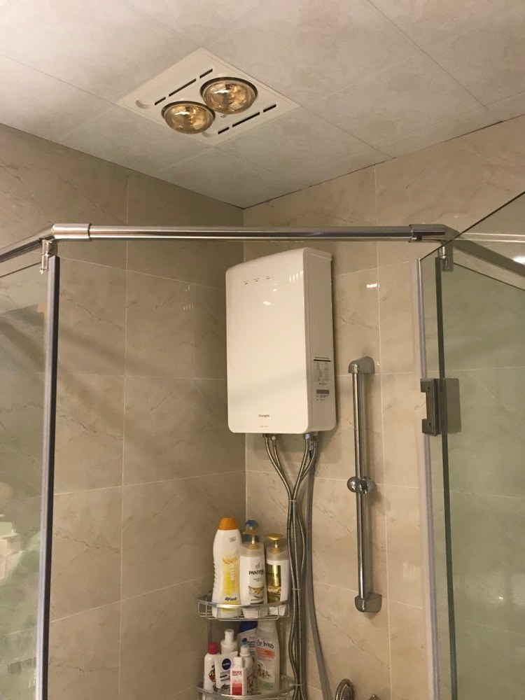 Đèn sưởi nhà tắm 2 bóng Kottmann âm trần 550W K9S - Chuẩn chống nước IPX2