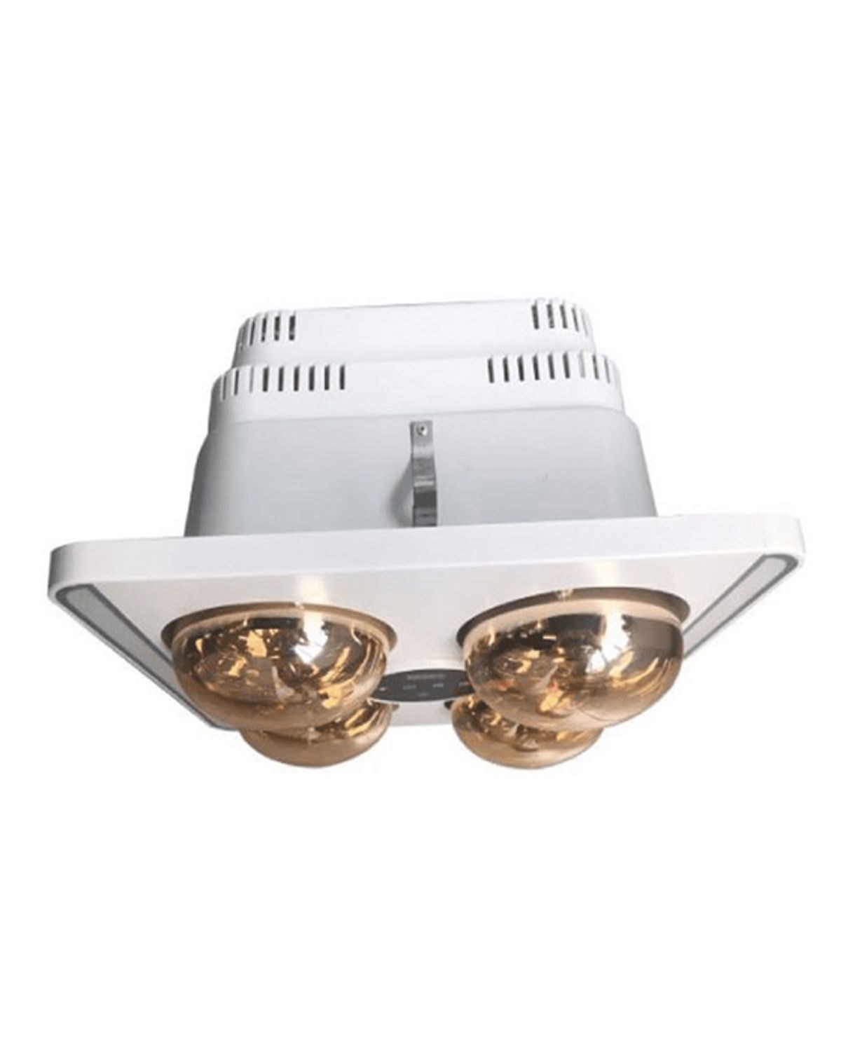 Đèn sưởi nhà tắm 4 bóng Braun Kohn âm trần kèm thông gió màn hình LED 1147W BU06G - Điều khiển bằng công tắc đơn giản