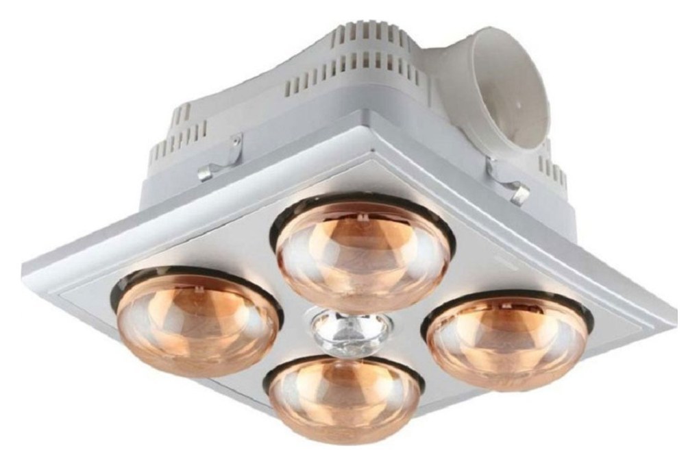 Đèn sưởi nhà tắm 4 bóng Heizen âm trần điều khiển từ xa 1100W HE4BR - Điều khiển từ xa tiện lợi