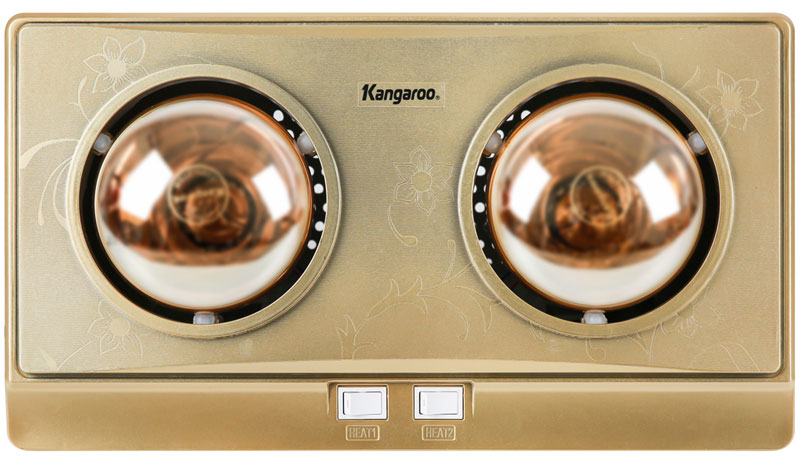 Thiết kế đẹp mắt, tinh xảo - Đèn sưởi Kangaroo KG247V