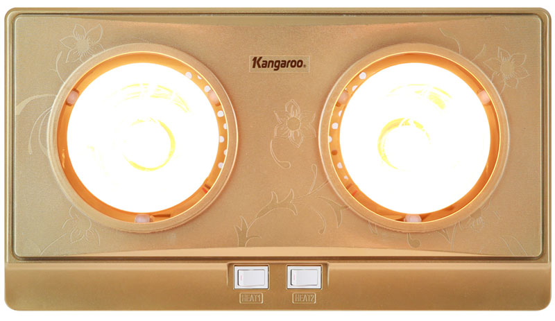 Làm ấm bằng khúc xạ tia hồng ngoại - Đèn sưởi Kangaroo KG247V