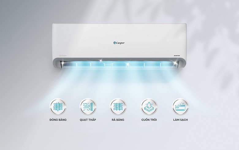 Khả năng tự động làm sạch - Điều hòa Casper 1 chiều 24000BTU SC-24FS33