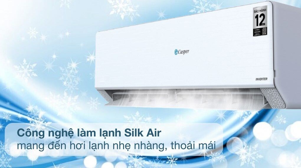 Máy lạnh Casper Inverter 1.5 HP QC-12IS36 - Cơ chế thổi gió