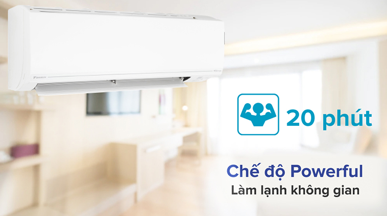 Làm lạnh nhanh - Điều hòa Daikin 1 chiều 17.100 BTU FTF50XV1V