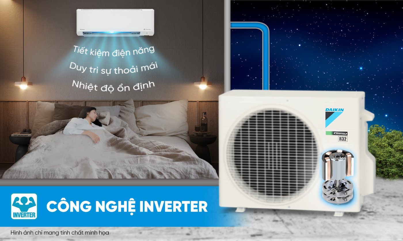 Tiết kiệm điện với công nghệ Inverter