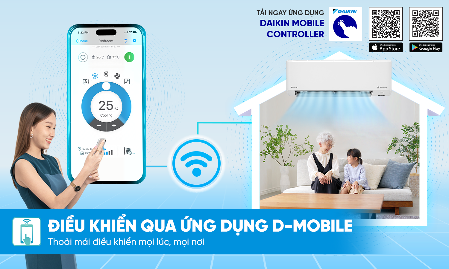 Điều khiển thông minh với D-Mobile