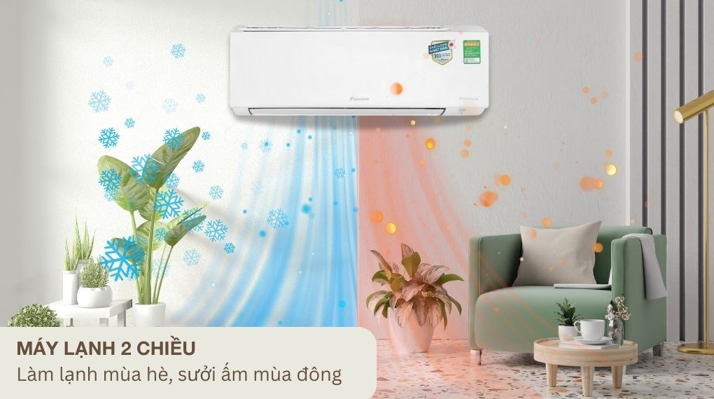 Máy lạnh 2 chiều Daikin Inverter 2 HP FTHF50VAVMV - Công nghệ làm lạnh - sưởi ấm