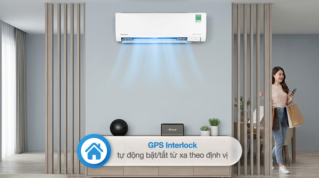 Điều hòa Daikin Inverter 1 chiều 24000 BTU FTKM71AVMV Hàng Thái Lan - Tiện ích thông minh