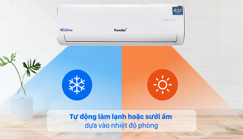 Điều hòa Funiki 2 chiều Inverter 18000BTU HIH18TMU - Thiết kế 2 chiều hiện đại, tiện nghi