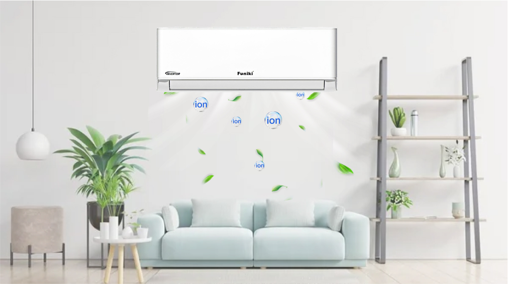 Máy lạnh Funiki Inverter 1 HP HSIC09TMU - Lưới lọc Nano bạc Máy lạnh Funiki Inverter 1 HP HSIC09TMU - Lưới lọc Nano bạc
