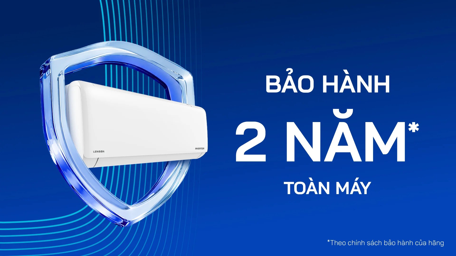 Điều hòa Lenson 9000 BTU 1 chiều Inverter LV-09CX1 - Bảo hành toàn máy 2 năm