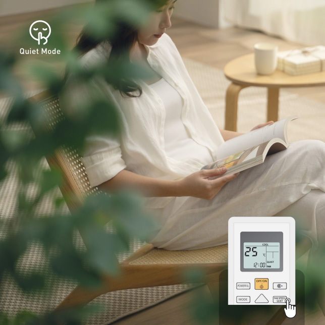 Vận hành êm ái với chế độ Quiet Điều hòa Panasonic CS/CU-N18AKH-8
