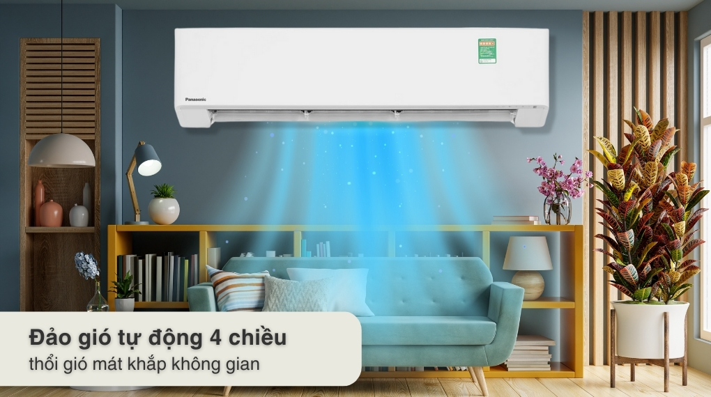 Máy lạnh Panasonic Inverter 2.5 HP CU/CS-XU24BKH-8 - Cơ chế thổi gió