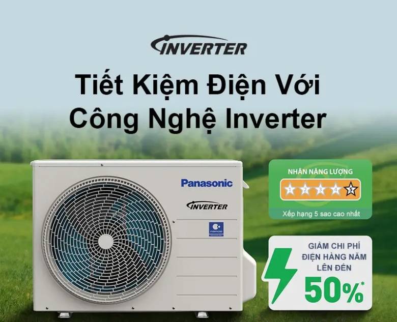 Điều hòa Panasonic 2 chiều Inverter 9000 BTU XZ9BKH-8 - Inverter tiết kiệm điện
