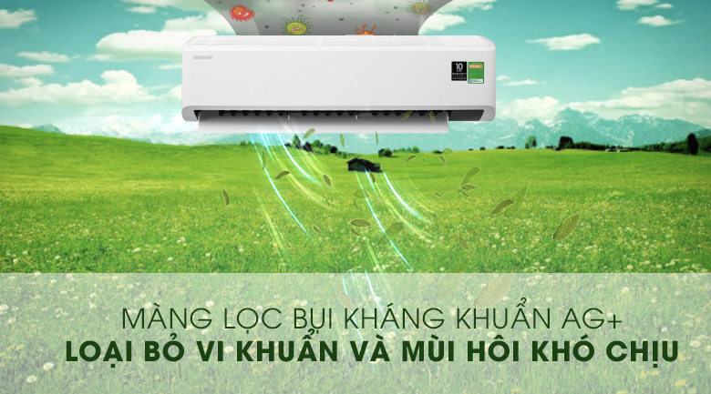 Màng lọc kháng khuẩn - Điều hòa Samsung 1 chiều Inverter 21500BTU AR24TYHYCWKNSV 