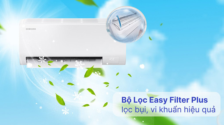 Loại bỏ vi khuẩn, nấm mốc - Điều hòa Samsung 1 chiều Inverter 12000 BTU AR13DYHZAWKNSV