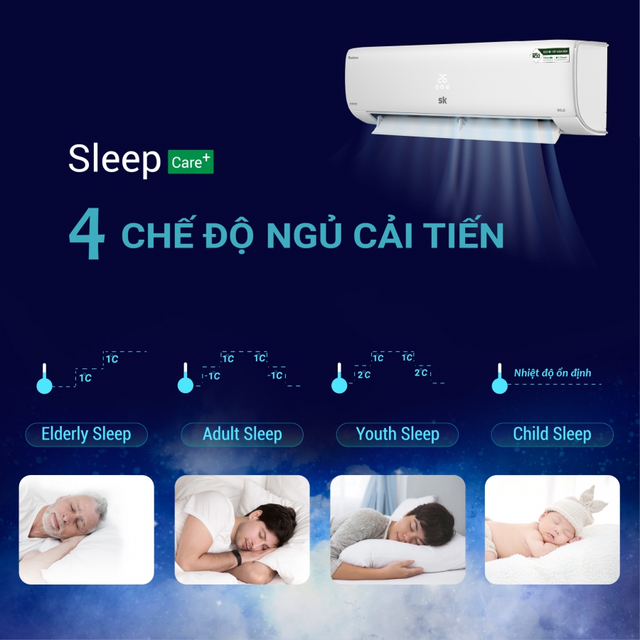 Điều hòa SK Gold Inverter 1 chiều 24000 BTU