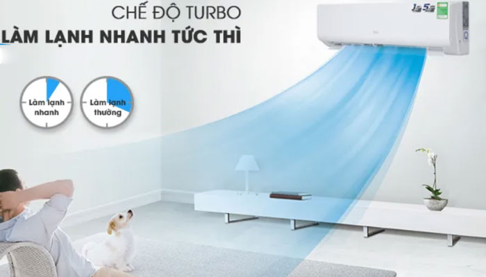 điều hòa 1 chiều TCL TAC-09CSD/TPG31 có chế độ Turbo làm lạnh tối ưu điều hòa 1 chiều TCL TAC-09CSD/TPG31 có chế độ Turbo làm lạnh tối ưu