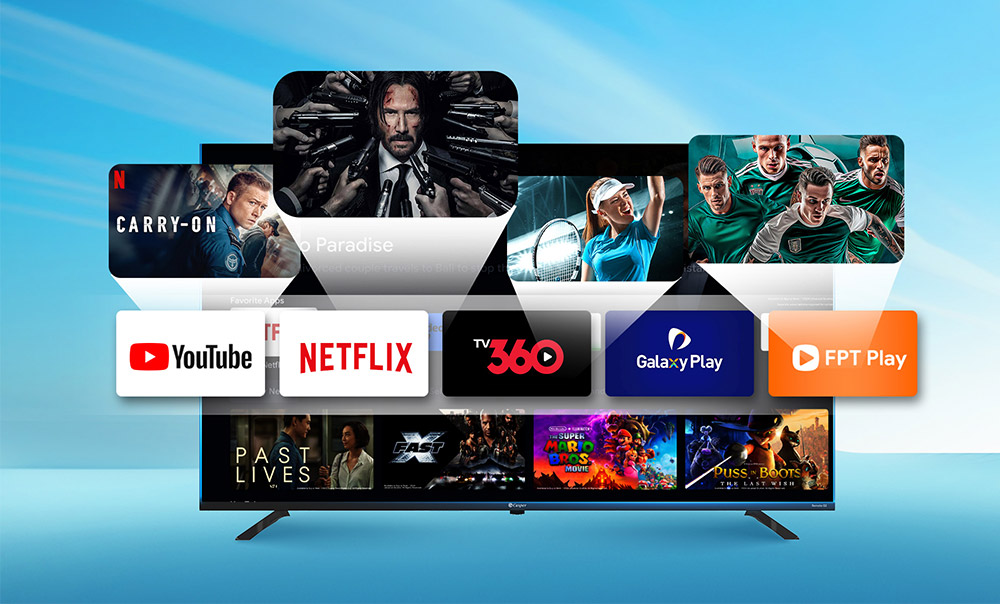 Hệ điều hành Google TV là điểm cộng lớn cho dòng Casper D55UGC620