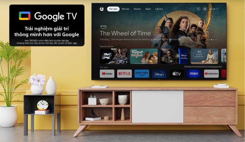 Sony Google TV Mini LED BRAVIA 5 K-75XR50 - Hệ điều hành Google TV