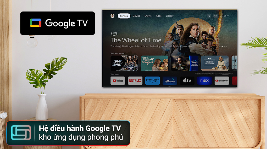 Google Tivi Sony 4K 50 inch K-50S25VM2 - Hệ điều hành Google Tivi Sony 4K 50 inch K-50S25VM2 - Hệ điều hành