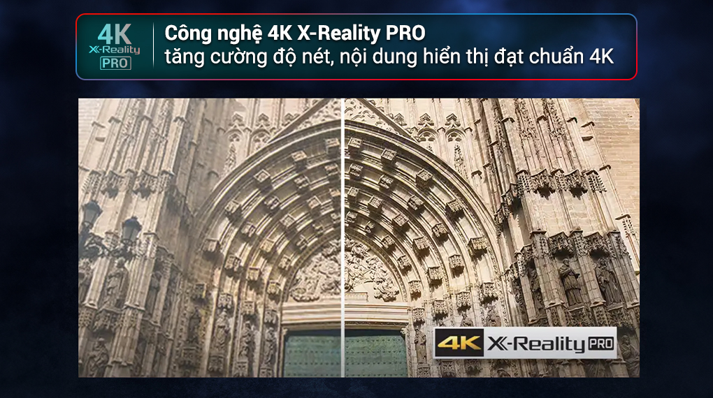 Google Tivi Sony 4K 55 inch K-55S25VM2 - Công nghệ hình ảnh