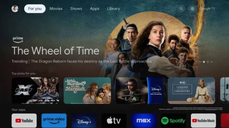 Google Tivi TCL 4K 75 inch 75P6K - Hệ điều hành Google TV