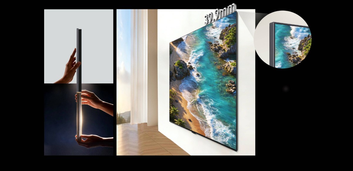 Google Tivi TCL Fashion QD-MiniLED 4K 85 inch 85A400M Mới 2026 - Thiết kế phẳng siêu mỏng, mặt lưng nguyên khối