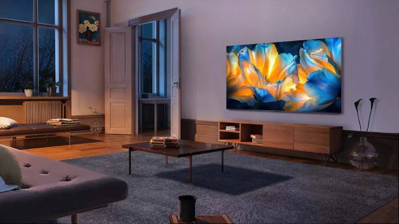 Google Tivi TCL QD-MiniLED 4K 55 inch 55C6K - thiết kế sang trọng