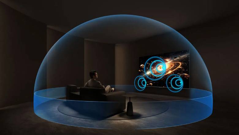 Google Tivi TCL QD-MiniLED 4K 55 inch 55C6K - Âm thanh sống động với ONKYO và Dolby Atmos